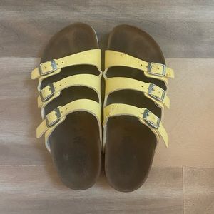 Yellow Birkenstocks